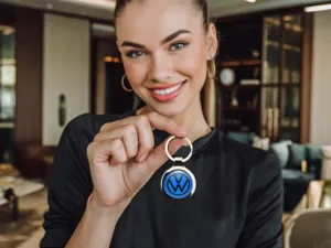 VW Llaveros Elegantes Aleación Brillante Calidad